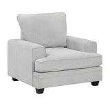 Sarah Stone Gray 2-Piece Living Room Set from Homelegance - Luna Furniture