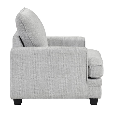 Sarah Stone Gray Living Room Set from Homelegance - Luna Furniture