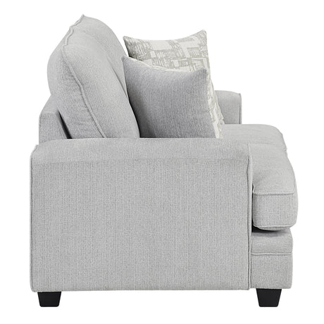 Sarah Stone Gray Living Room Set from Homelegance - Luna Furniture
