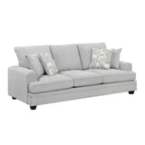 Sarah Stone Gray Sofa from Homelegance - Luna Furniture
