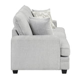 Sarah Stone Gray Sofa from Homelegance - Luna Furniture