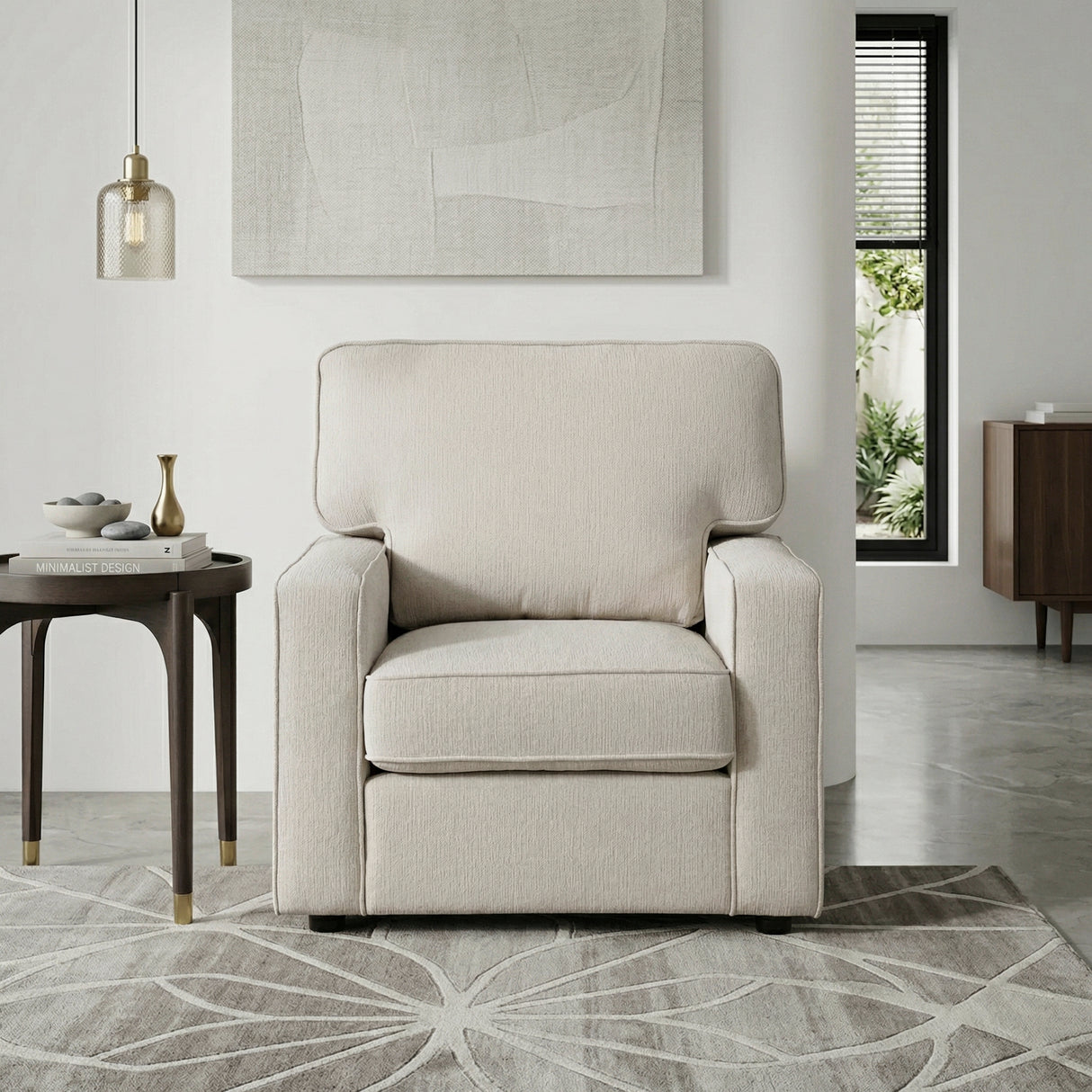 Frances Beige 2-Piece Living Room Set from Homelegance - Luna Furniture