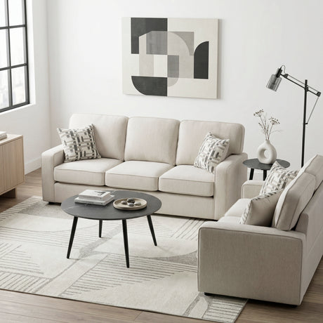 Frances Beige Living Room Set from Homelegance - Luna Furniture