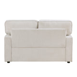 Frances Beige Loveseat from Homelegance - Luna Furniture