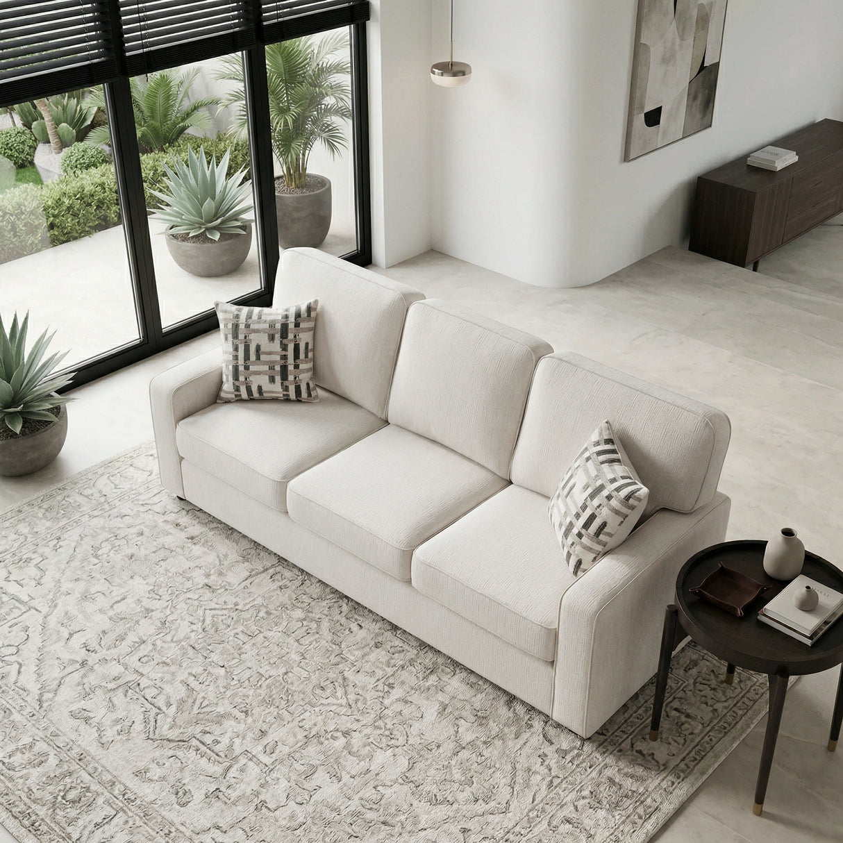 Frances Beige Sofa from Homelegance - Luna Furniture