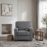Frances Dark Gray Chair from Homelegance - Luna Furniture