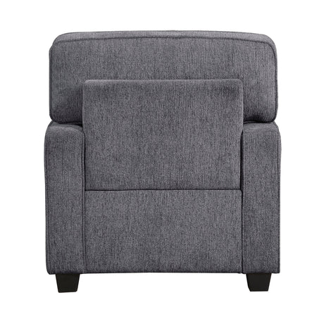 Frances Dark Gray Modern Living Room Set from Homelegance - Luna Furniture