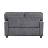 Frances Dark Gray Modern Living Room Set