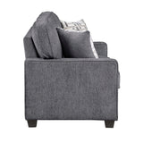 Frances Dark Gray Modern Living Room Set