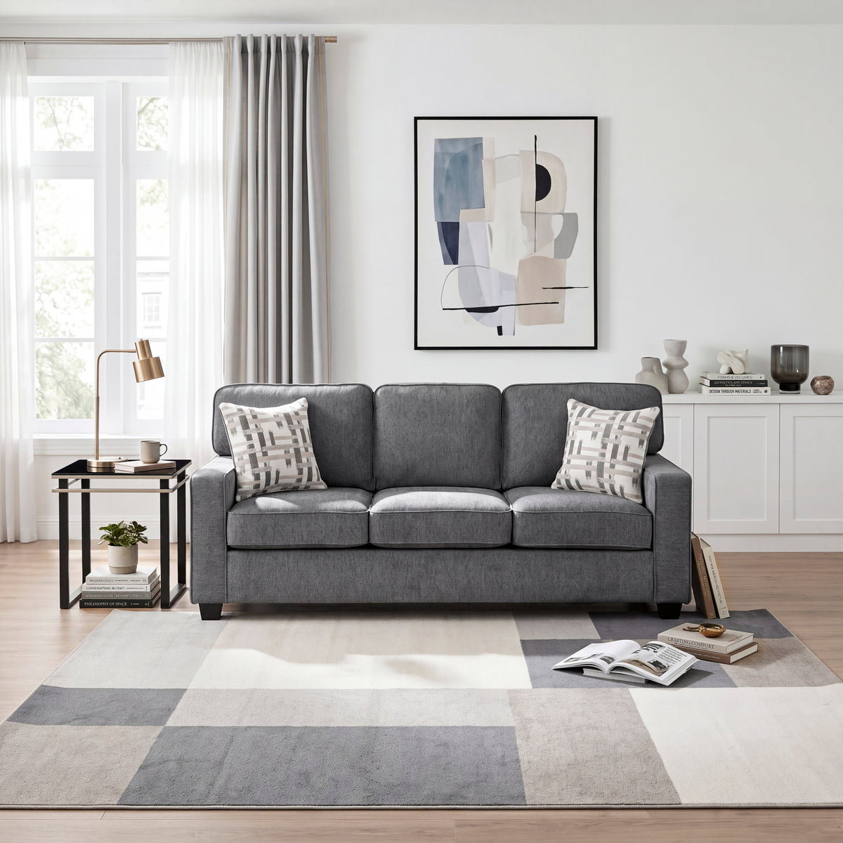 Frances Dark Gray Sofa from Homelegance - Luna Furniture