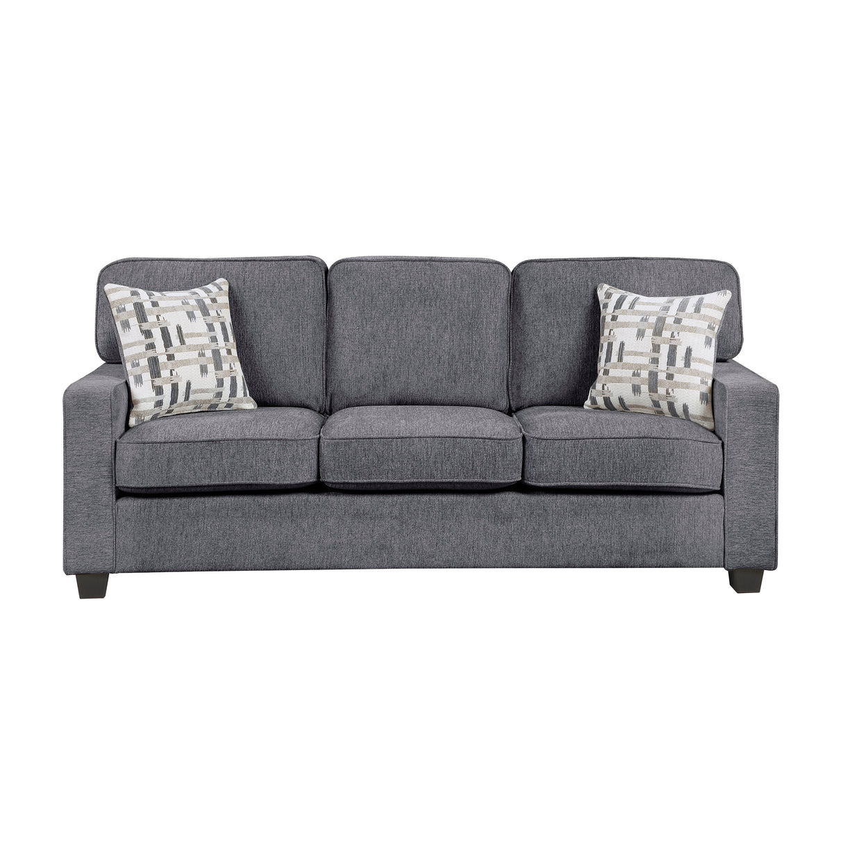 Frances Dark Gray Modern Living Room Set