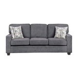 Frances Dark Gray Modern Living Room Set