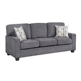 Frances Dark Gray Modern Living Room Set