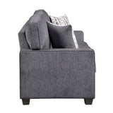 Frances Dark Gray Modern Living Room Set