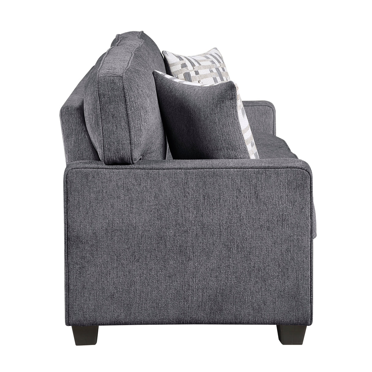 Frances Dark Gray 2-Piece Living Room Set from Homelegance - Luna Furniture