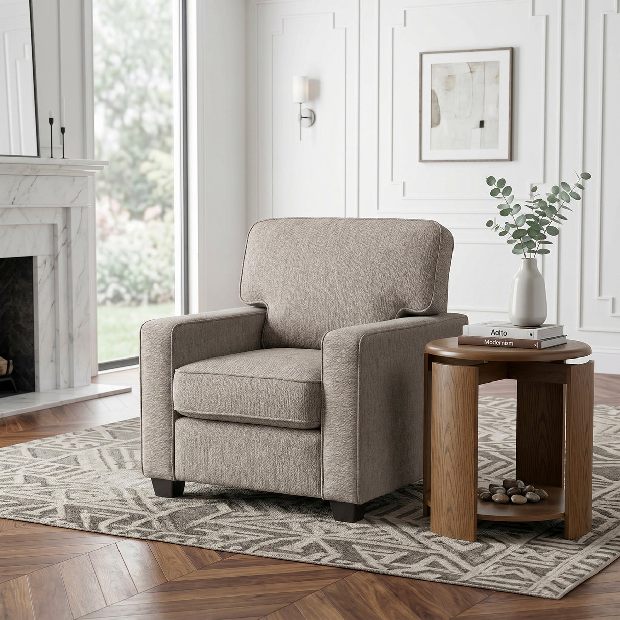 Frances Brown Chair from Homelegance - Luna Furniture