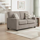 Frances Brown Loveseat from Homelegance - Luna Furniture