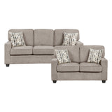 Frances Brown Living Room Set from Homelegance - Luna Furniture