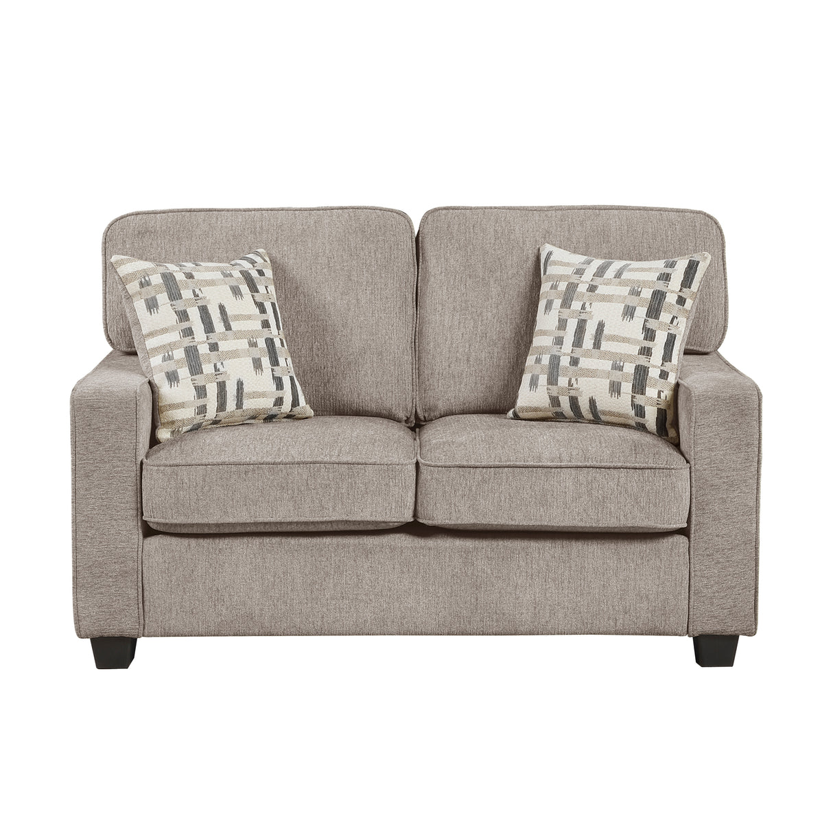 Frances Brown Loveseat from Homelegance - Luna Furniture
