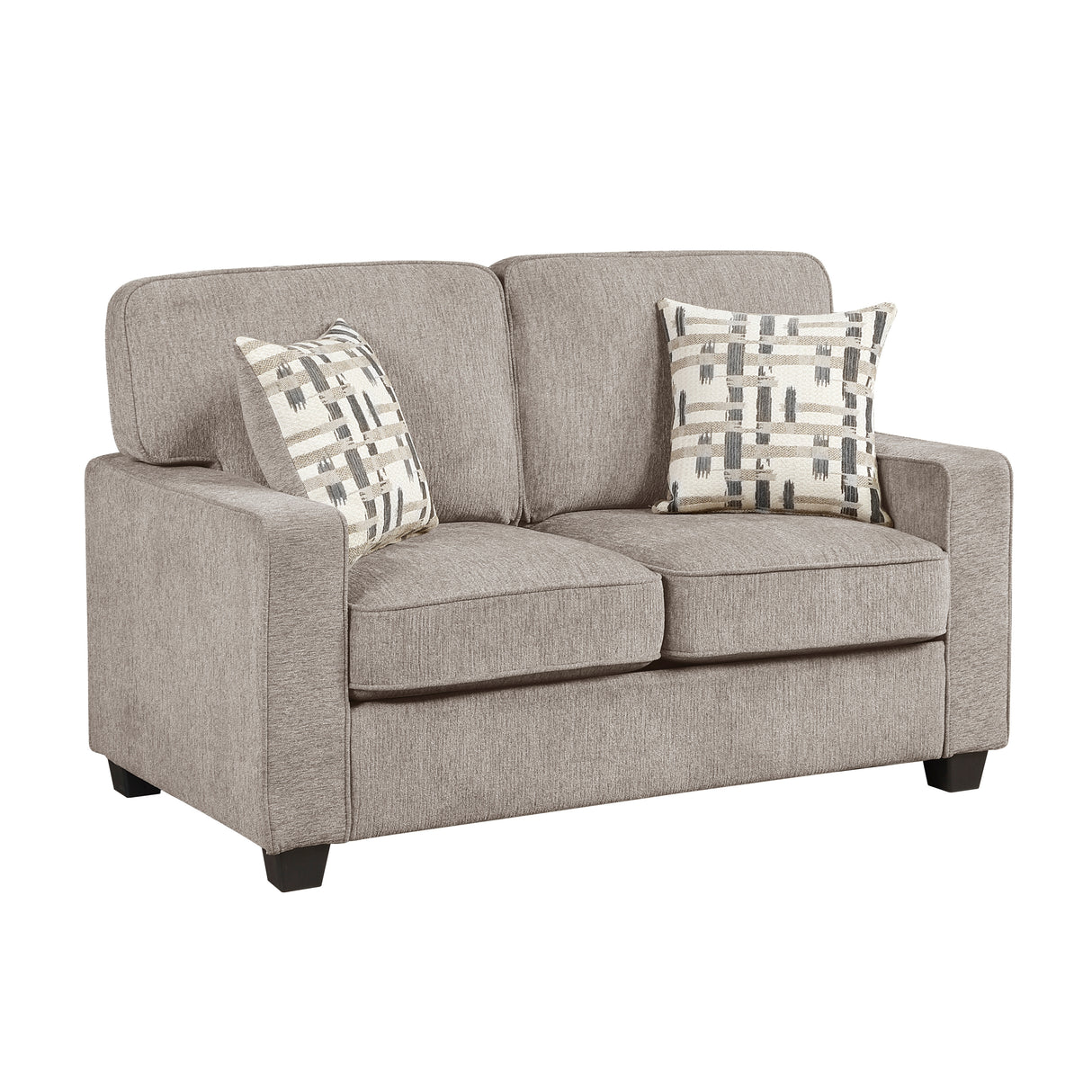 Frances Brown Loveseat from Homelegance - Luna Furniture