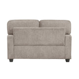 Frances Brown Loveseat from Homelegance - Luna Furniture