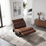 9790BRW-ARPWH (3/6)Power Armless Reclining Chair with Power Headrest from Homelegance - Luna Furniture