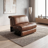 9790BRW-ARPWH (3/6)Power Armless Reclining Chair with Power Headrest from Homelegance - Luna Furniture