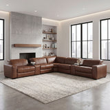 9790BRW-ARPWH (3/6)Power Armless Reclining Chair with Power Headrest from Homelegance - Luna Furniture