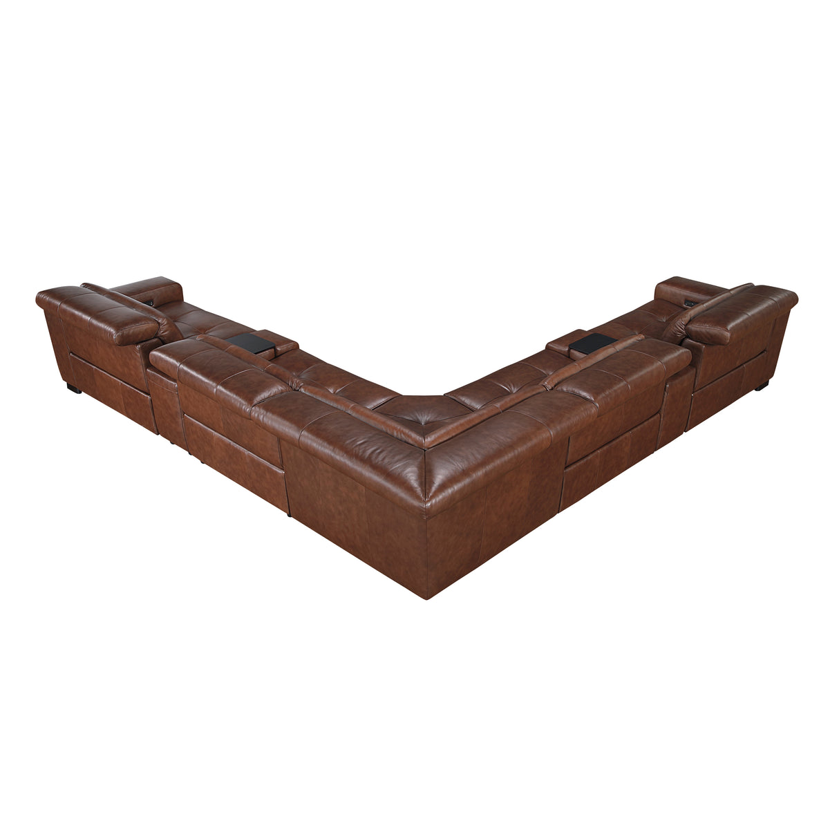 9790BRW-ARPWH (3/6)Power Armless Reclining Chair with Power Headrest from Homelegance - Luna Furniture