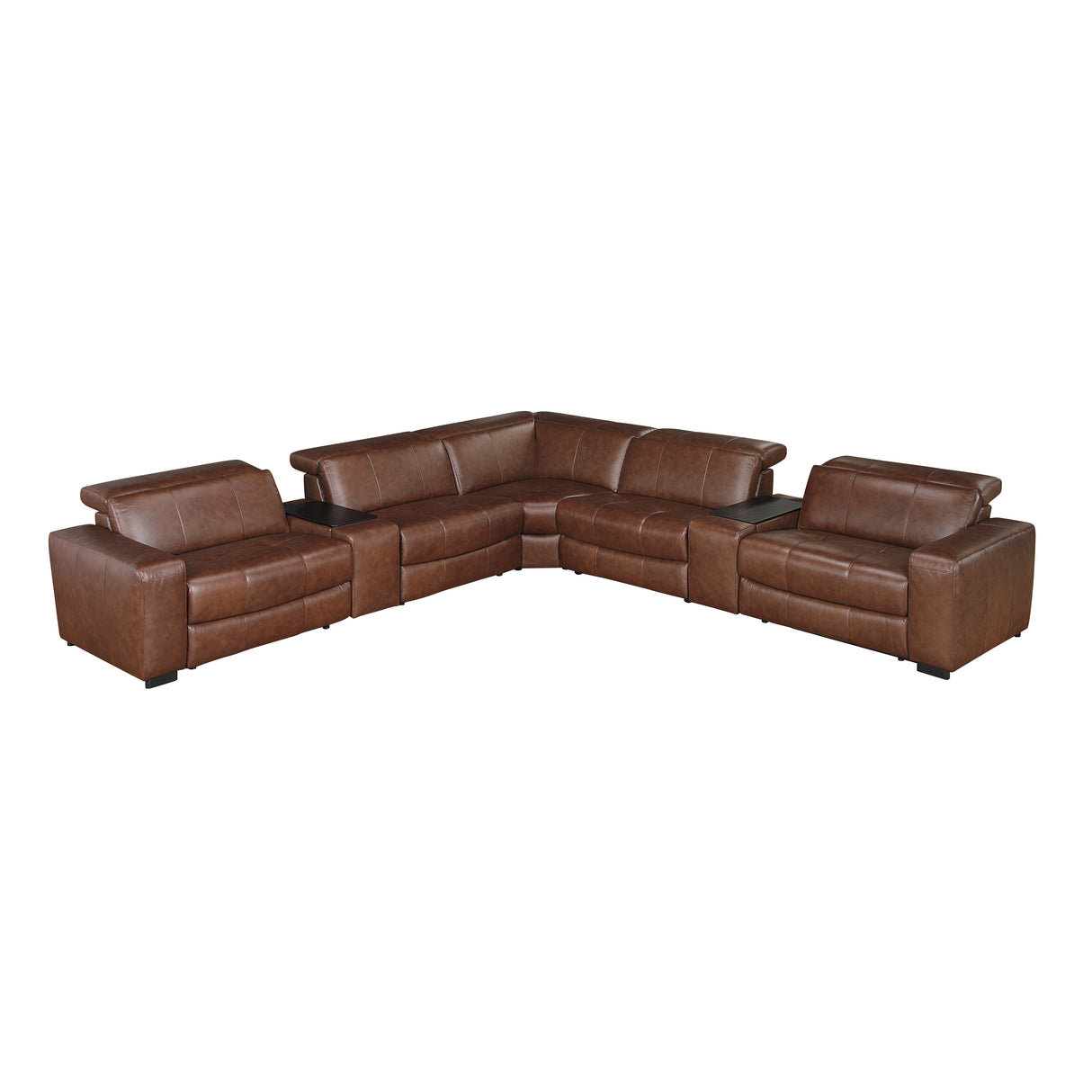 9790BRW-ARPWH (3/6)Power Armless Reclining Chair with Power Headrest from Homelegance - Luna Furniture