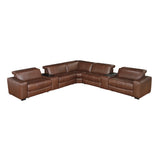 9790BRW-ARPWH (3/6)Power Armless Reclining Chair with Power Headrest from Homelegance - Luna Furniture