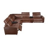 9790BRW-ARPWH (3/6)Power Armless Reclining Chair with Power Headrest from Homelegance - Luna Furniture
