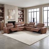 9790BRW-ARPWH (3/6)Power Armless Reclining Chair with Power Headrest from Homelegance - Luna Furniture