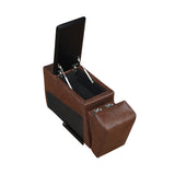 Sutton Brown Leather Power Double Reclining Loveseat with Center Console from Homelegance - Luna Furniture