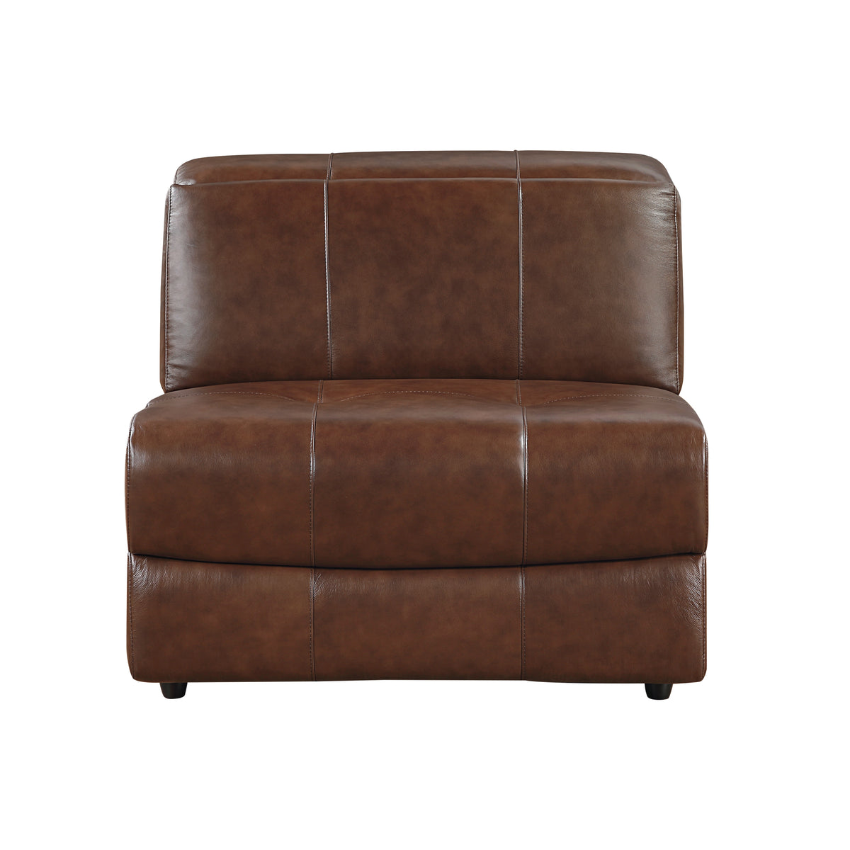 Sutton Brown 7-Piece Modular Power Reclining Sectional with Power Headrests and Charging Ports from Homelegance - Luna Furniture