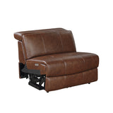 9790BRW-ARPWH (3/6)Power Armless Reclining Chair with Power Headrest from Homelegance - Luna Furniture
