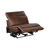 9790BRW-ARPWH (3/6)Power Armless Reclining Chair with Power Headrest from Homelegance - Luna Furniture