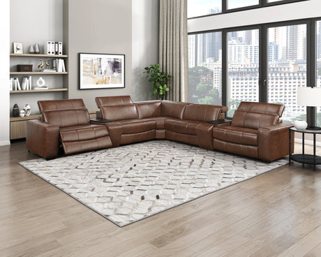 9790BRW-CN (5/6)Console from Homelegance - Luna Furniture