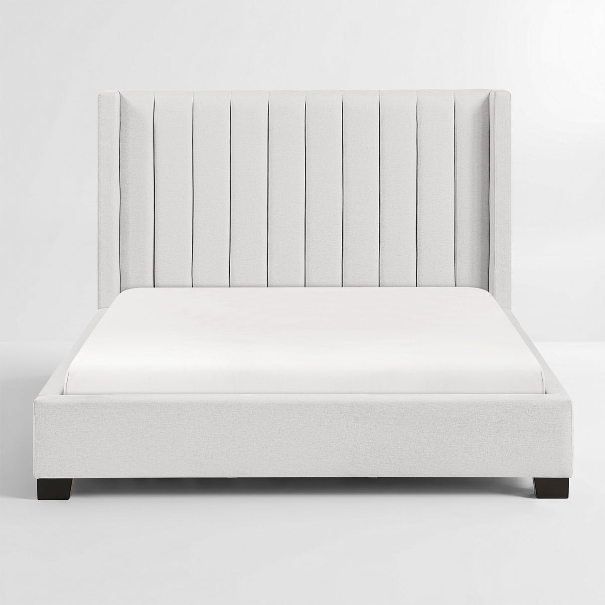 Emerson Beige Upholstered Queen Bed from Homelegance - Luna Furniture