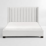 Emerson Beige Upholstered Queen Bed from Homelegance - Luna Furniture