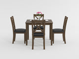 Faust Charcoal Brown 5-Piece Dining Set from Homelegance - Luna Furniture