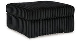 Midnight-Madness Onyx Oversized Chair with Accent Ottoman from Ashley Furniture - Luna Furniture