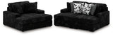 Midnight-Madness Super Chaise and Oversized Chaise from Ashley Furniture - Luna Furniture