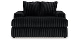 Midnight-Madness Onyx 2-Piece Sectional and Oversized Chaise from Ashley Furniture - Luna Furniture