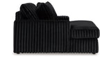 Midnight-Madness Onyx 2-Piece Sectional and Oversized Chaise from Ashley Furniture - Luna Furniture