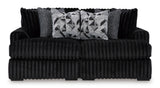 Midnight-Madness Onyx 2-Piece Oversized Double Chaise from Ashley - Luna Furniture