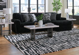 Midnight-Madness Onyx 2-Piece RAF Chaise Sectional from Ashley - Luna Furniture