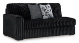 Midnight-Madness Onyx 3-Piece Sectional from Ashley - Luna Furniture