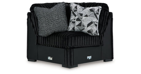 Midnight-Madness 4-Piece Sectional from Ashley Furniture - Luna Furniture