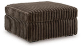 Midnight-Madness Chocolate Ottoman from Ashley Furniture - Luna Furniture